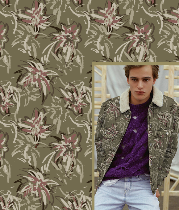 Moda Masculina "Camuflaje de Pantano"