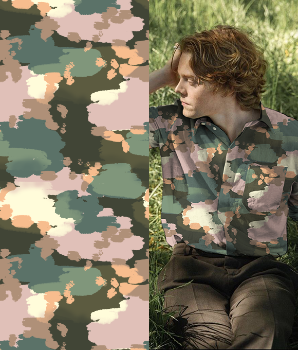 Moda Masculina "Camuflaje de Pantano"