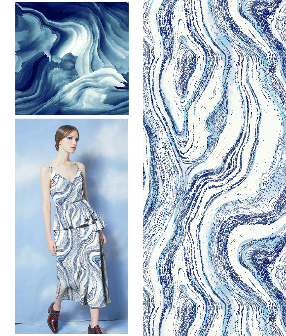 Proyecto de Moda: "米绘专题水之物语" (El Relato del Agua)