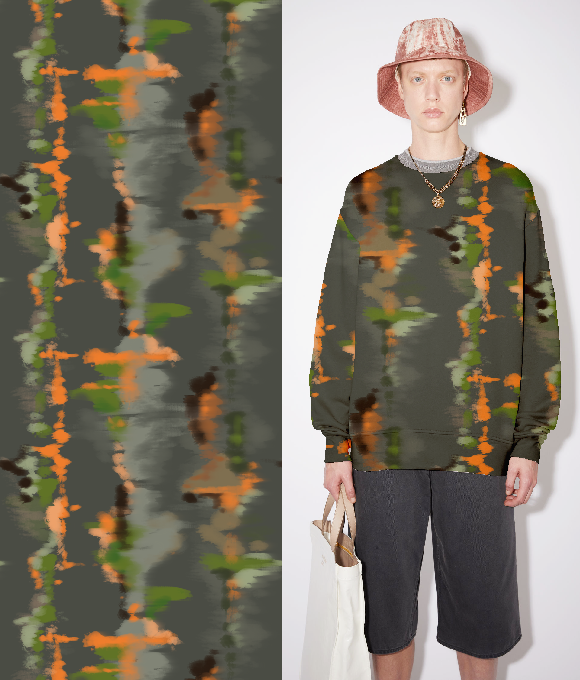 Moda Masculina "Camuflaje de Pantano"