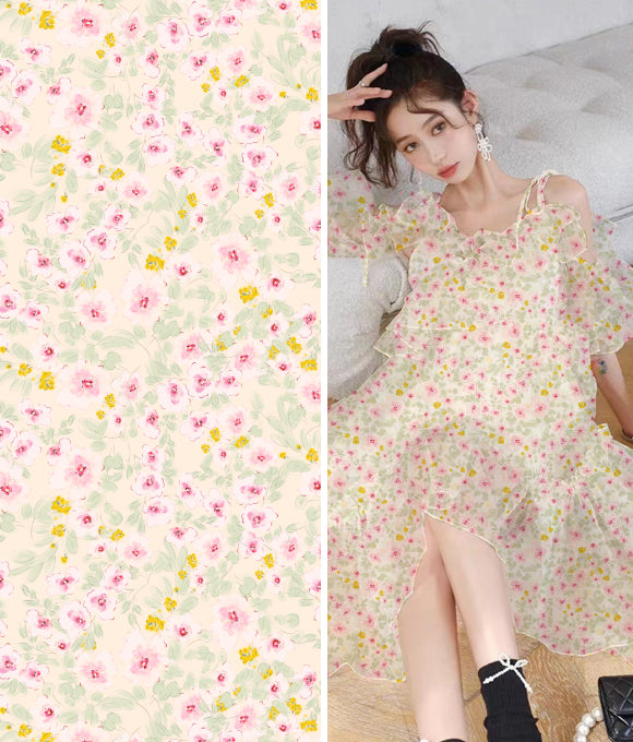 Colección Original de Estampados de Flores Pequeñas Vol.21 (原创碎花合集Vol.21)