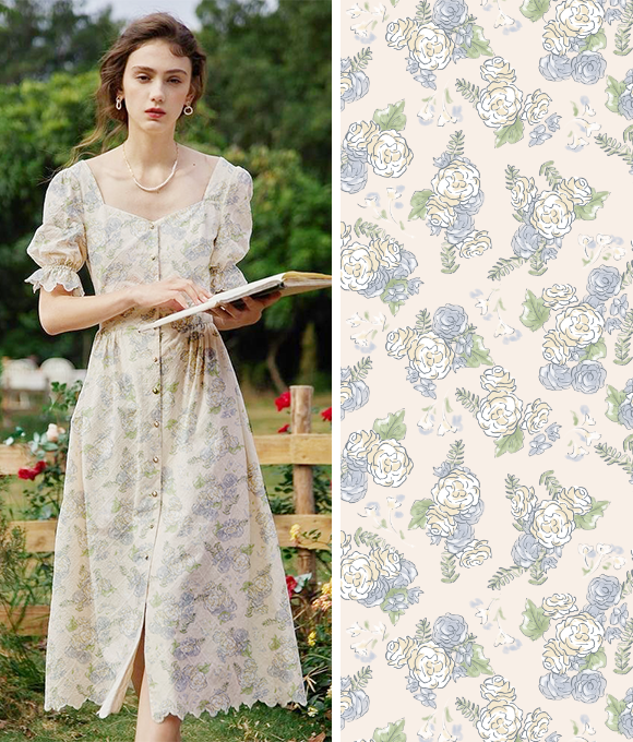 Project Theme: Original Collection of Floral Patterns Vol.10