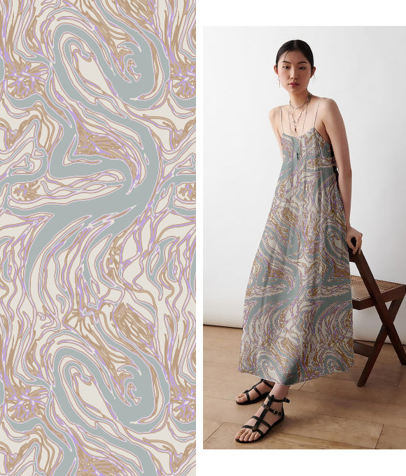 Proyecto de Moda: "米绘专题水之物语" (El Relato del Agua)