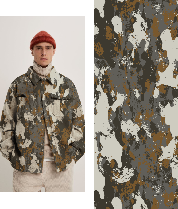 Moda Masculina "Camuflaje de Pantano"