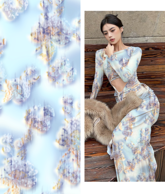 Proyecto de Moda: "米绘专题水之物语" (El Relato del Agua)