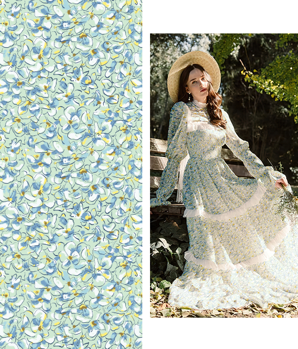 Project Theme: Original Collection of Floral Patterns Vol.10