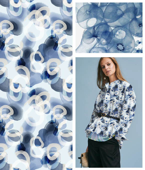Proyecto de Moda: "米绘专题水之物语" (El Relato del Agua)