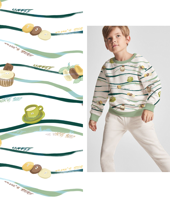 Proyecto de Moda Infantil: "儿童咖啡馆" (Cafetería para Niños)
