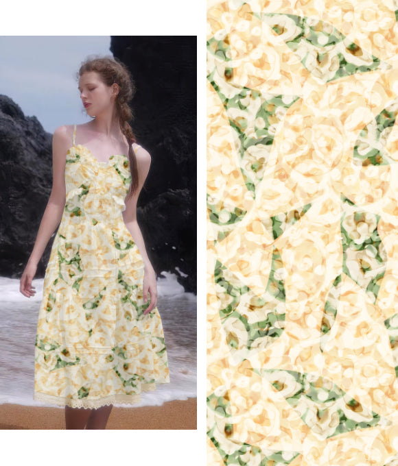 "Temática de dibujos en tonos neutros y estética de recolección"