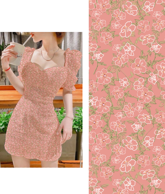 MiHui Original Floral Girl