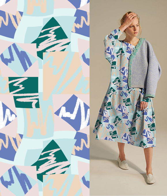 "Patrones Llenos" en la Serie de Diseños '米绘专题'