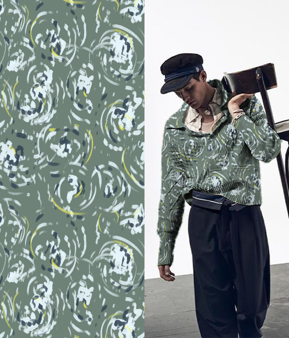 Moda Masculina "Camuflaje de Pantano"