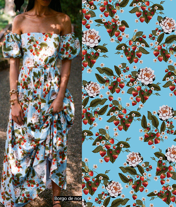 Colección de patrones florales de grandes marcas Vol.78