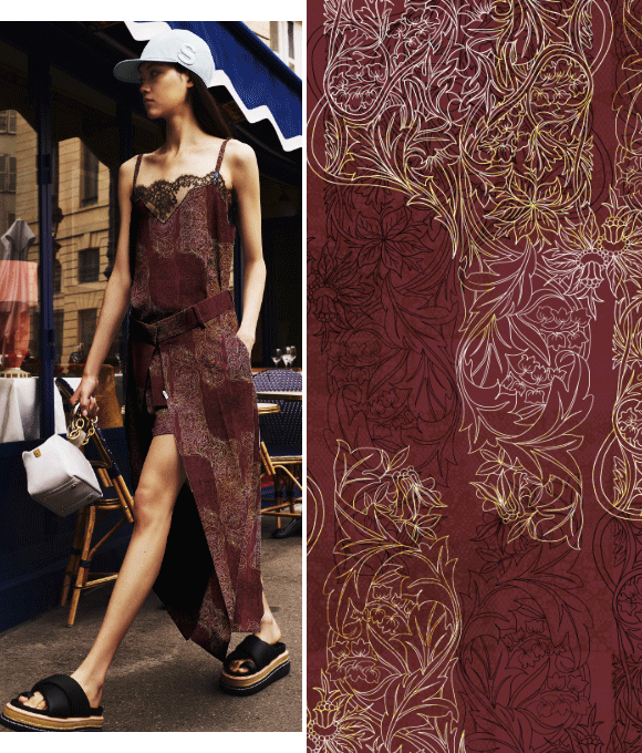 Diseño Original a Mano al Estilo Europeo