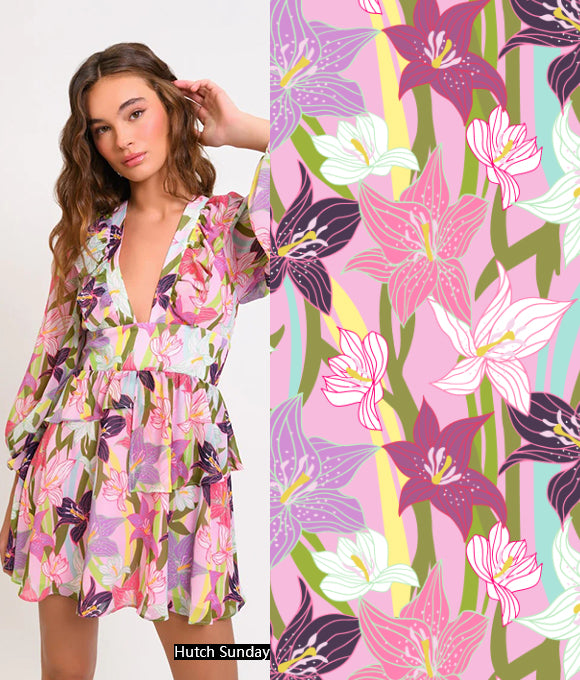 Colección de Grandes Estampados Florales Vol. 176