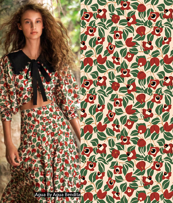 Colección de patrones florales de grandes marcas Vol.78