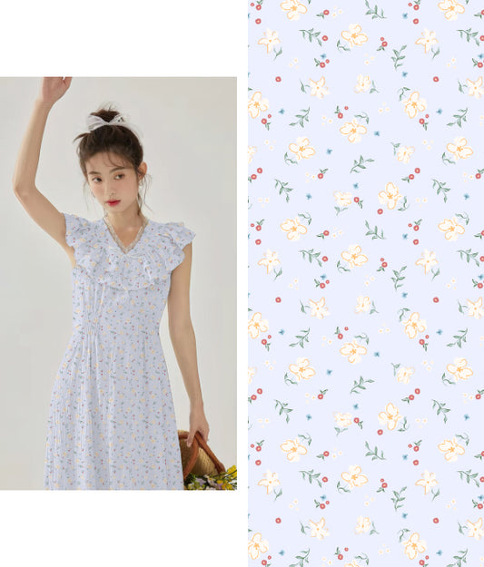 Colección Original de Estampados de Flores Pequeñas Vol.21 (原创碎花合集Vol.21)