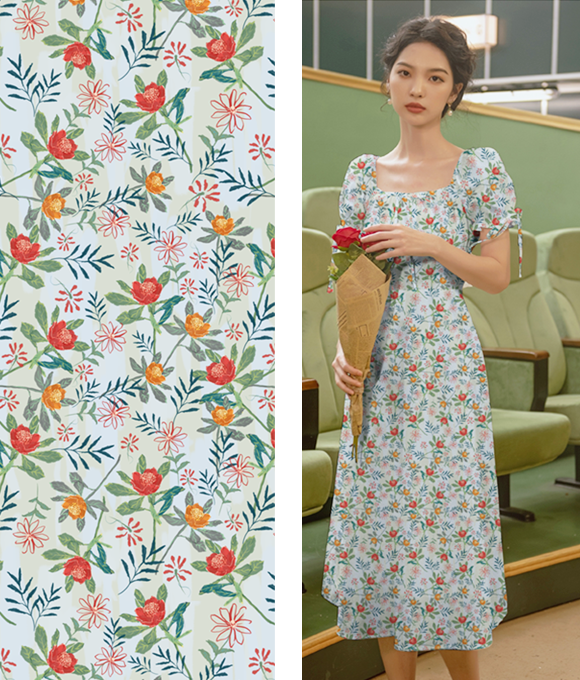 Flora entre la vegetación