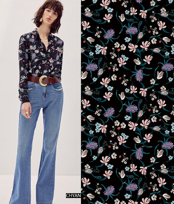 Colección de patrones florales Vol.74