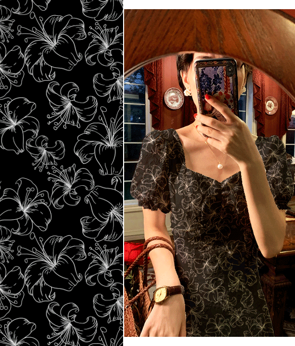 Estampado Monocromático"