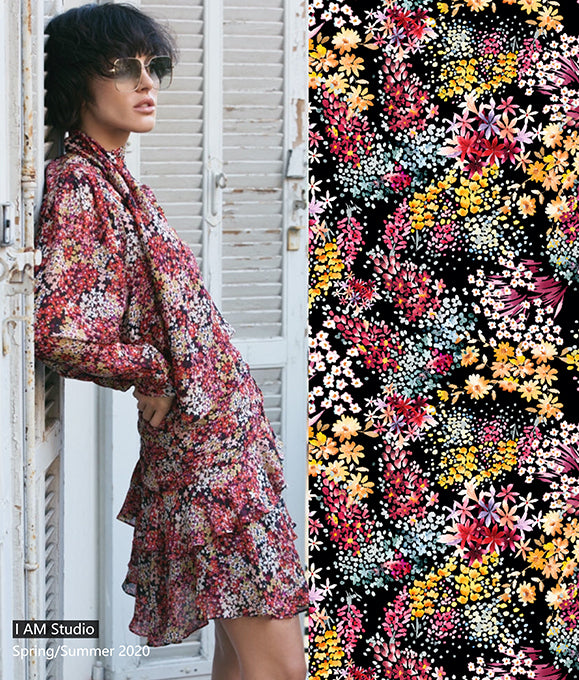 Colección de Grandes Marcas con Pequeños Estampados Florales