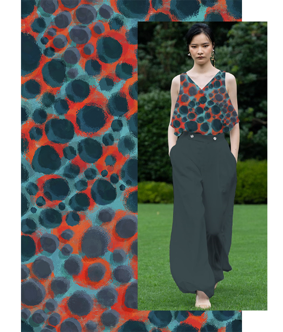 Enfoque suave y alucinante