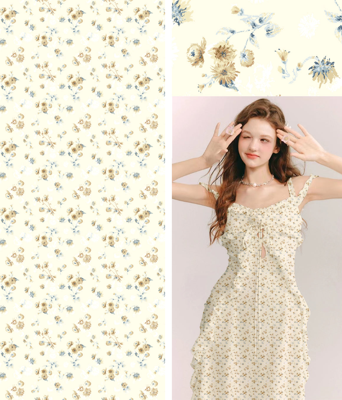 Colección MiHui: Conjunto de Estampados Florales Vol.22