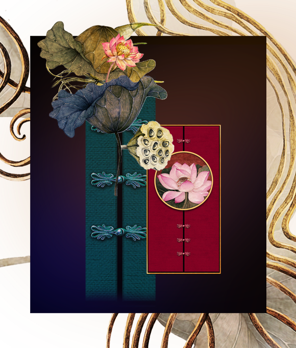 Emociones de seda, imágenes pintorescas