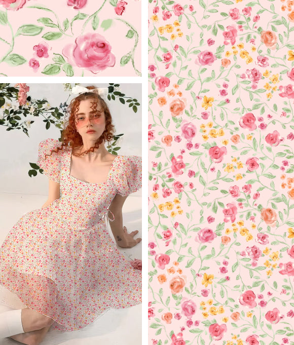 Colección MiHui: Conjunto de Estampados Florales Vol.22