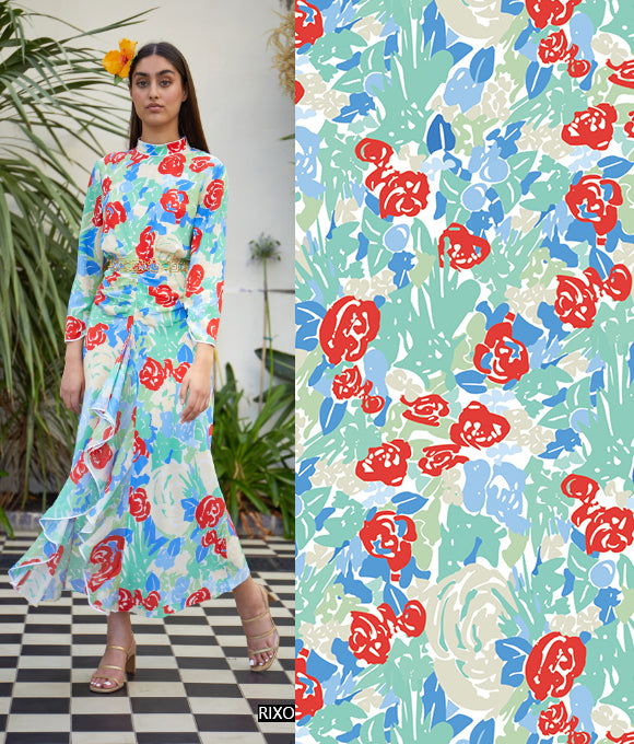 Colección de Patrones Florales Vol.90