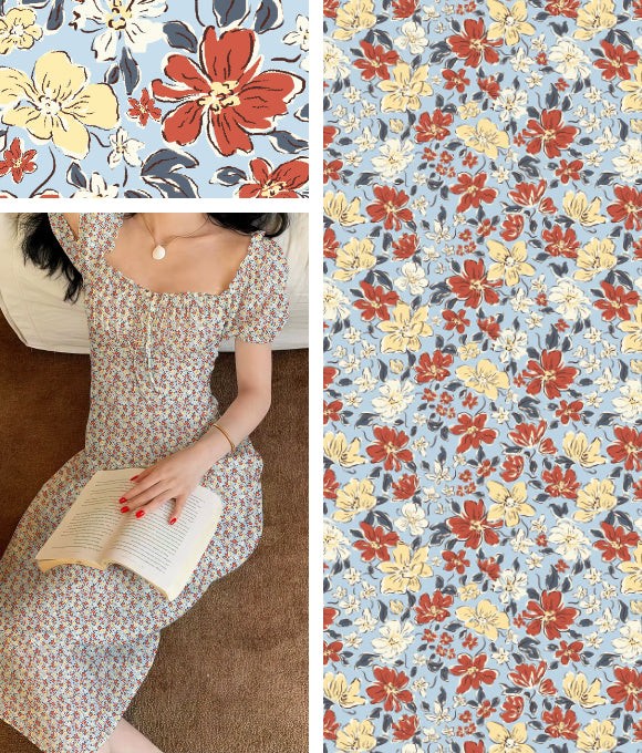 Colección MiHui: Conjunto de Estampados Florales Vol.22