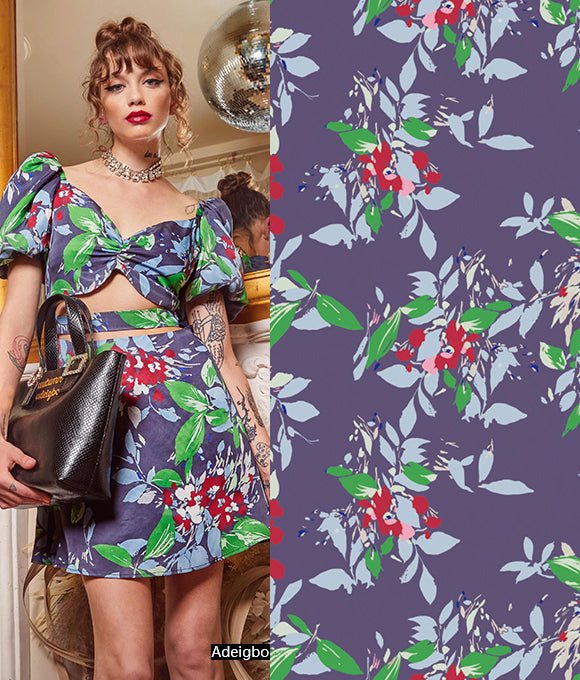 Colección de Motivos Florales de Grandes Marcas Vol.115