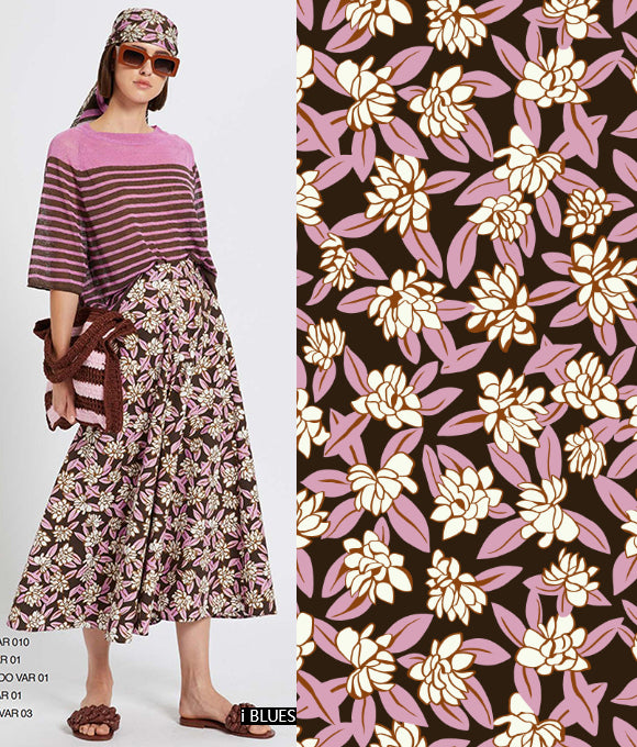 Colección de Grandes Estampados Florales Vol. 179