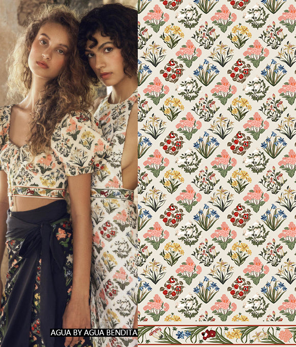 Colección de patrones florales de grandes marcas Vol.78