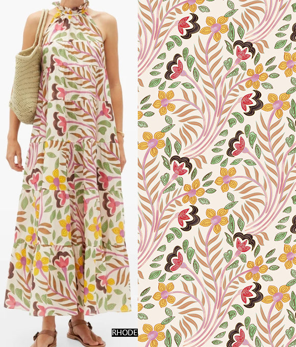 Colección de patrones florales Vol.69