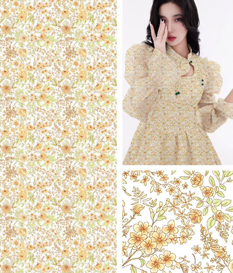 Colección MiHui: Conjunto de Estampados Florales Vol.22