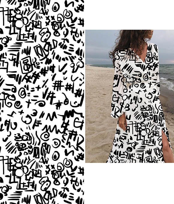 Estampado Monocromático"