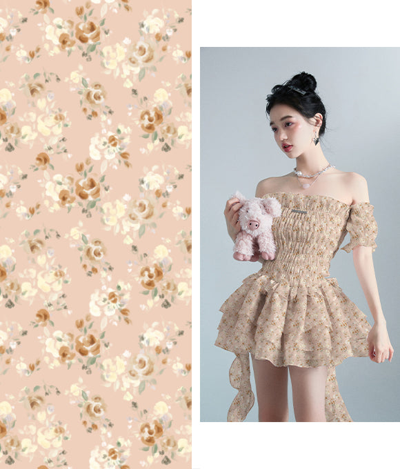 Colección MiHui: Conjunto de Estampados Florales Vol.22