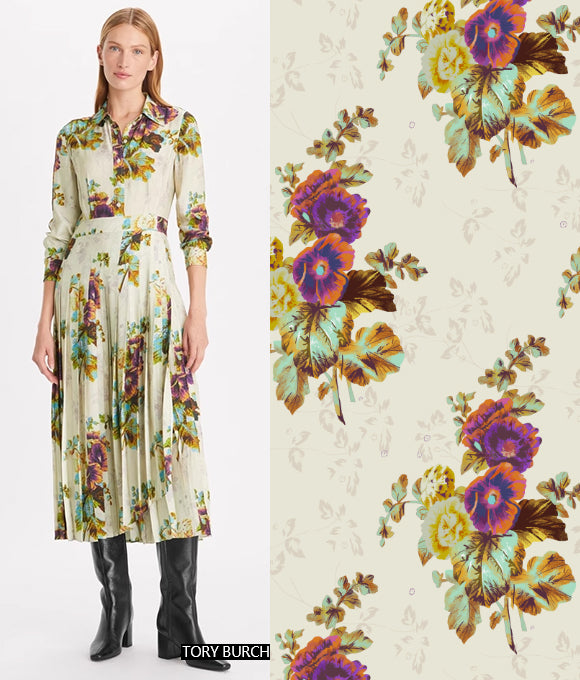 Colección de Grandes Estampados Florales Vol. 180