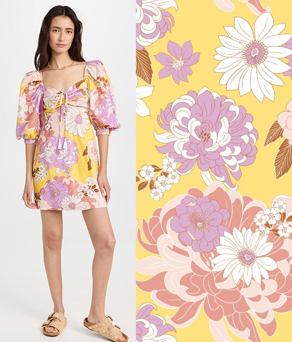 Colección de Patrones Florales Premium Vol.166