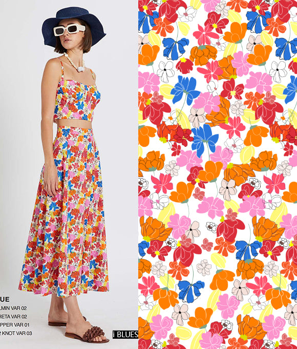 Colección de Grandes Estampados Florales Vol. 179
