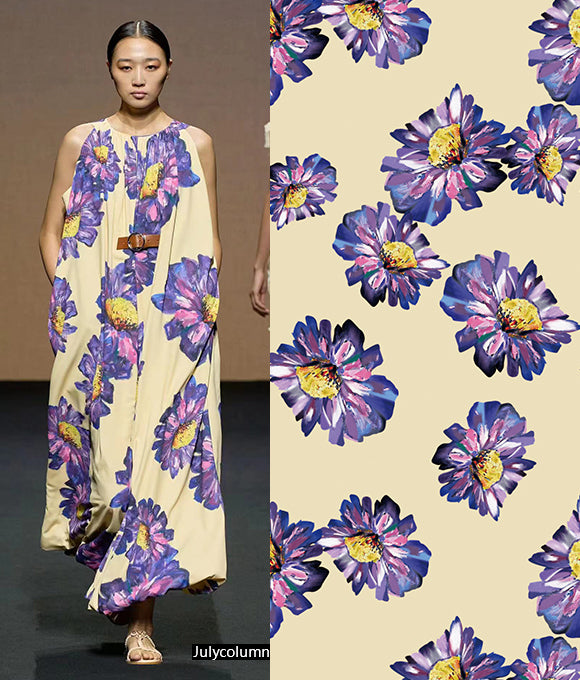 Colección de Grandes Estampados Florales Vol.145