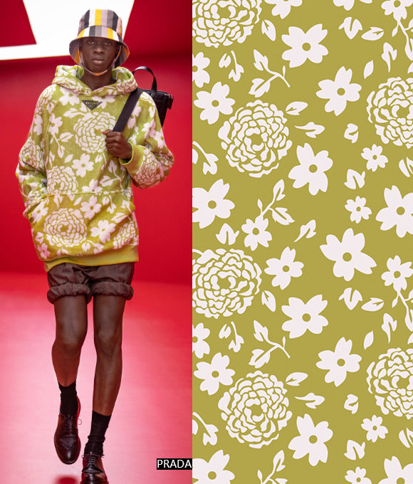 Colección de patrones florales de grandes marcas Vol.78