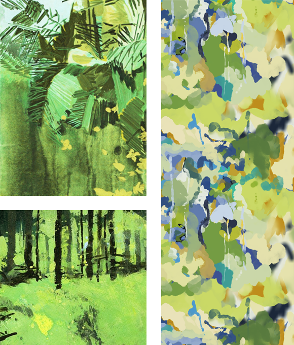 Flora entre la vegetación