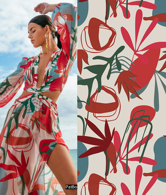 Colección de Patrones Florales Vol.81