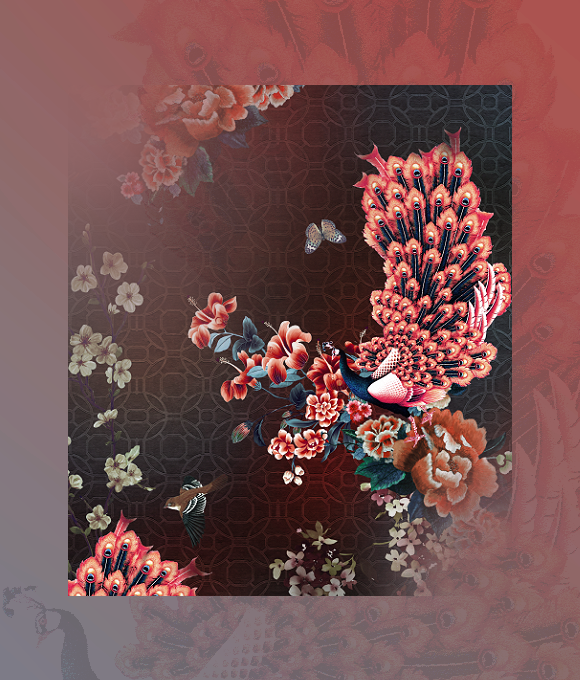 Emociones de seda, imágenes pintorescas