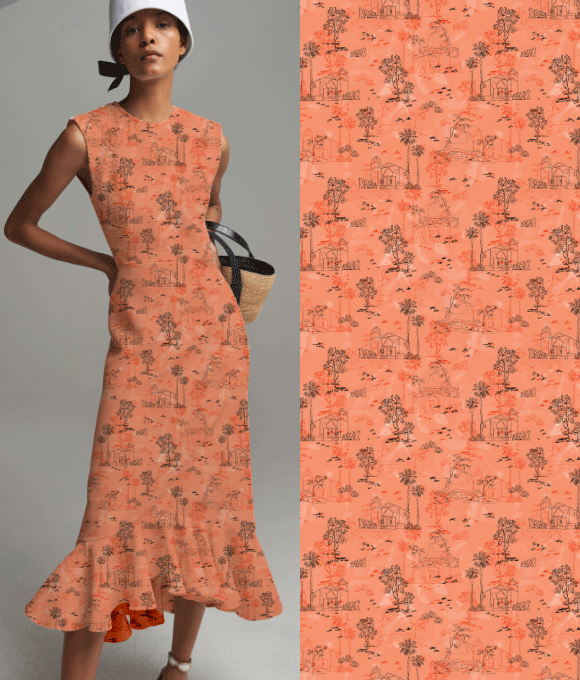 Diseño Original a Mano al Estilo Europeo