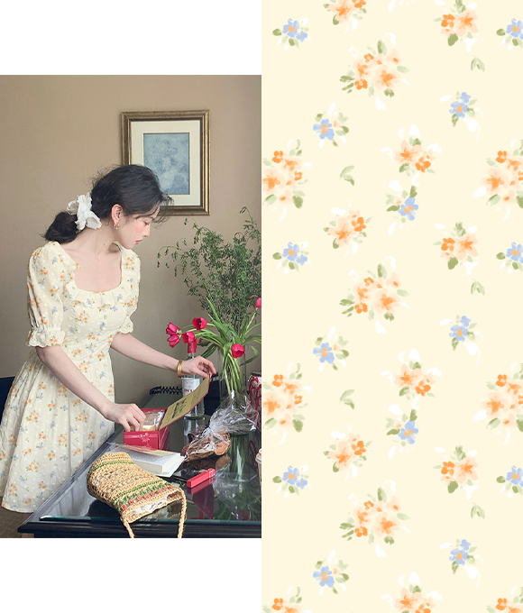Colección Original de Estampados de Flores Pequeñas Vol.21 (原创碎花合集Vol.21)