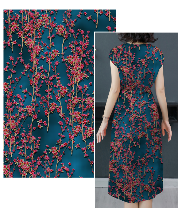 Emociones de seda, imágenes pintorescas