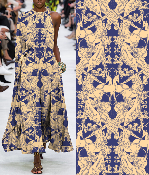 Diseño Original a Mano al Estilo Europeo